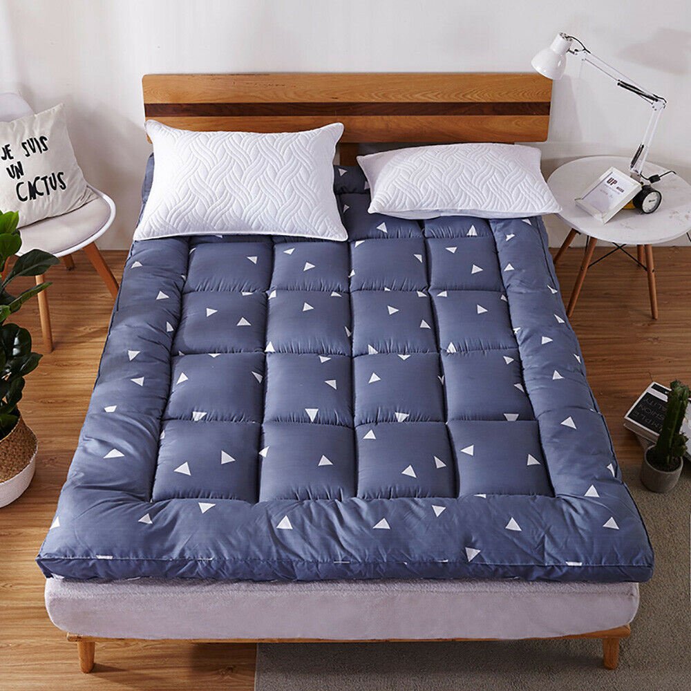 Mattress Topper Pad Quilted Mattress Cover Bed Protector King Queen Full Twin Size Mattress Topper Pad Quilted Mattress Cover Bed Protector King Queen Full Twin Size