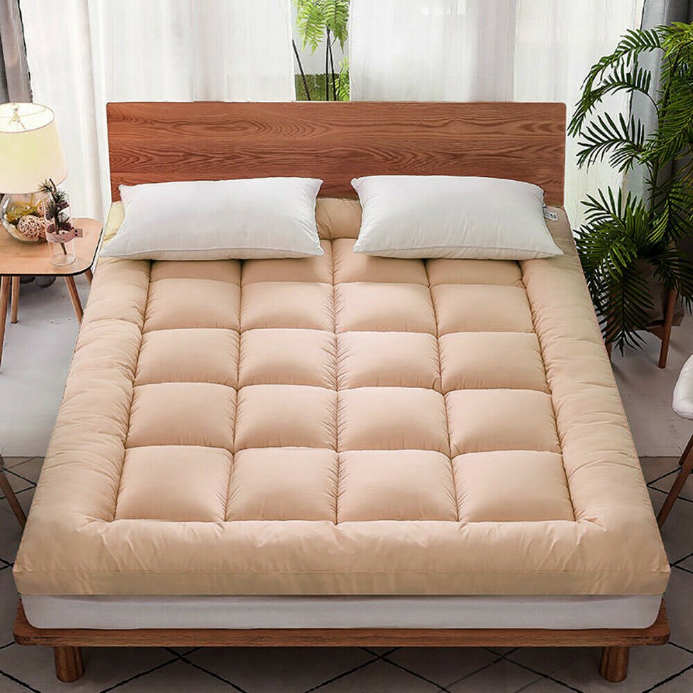 Mattress Topper Pad Quilted Mattress Cover Bed Protector King Queen Full Twin Size Mattress Topper Pad Quilted Mattress Cover Bed Protector King Queen Full Twin Size